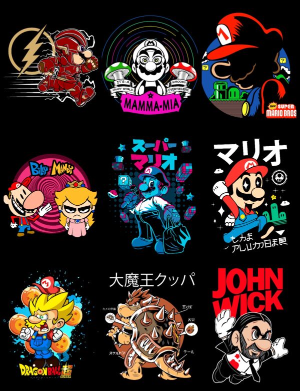 Super Mario Character Pack: 50+ Amazing Designs for Retro Gamers - Image 5