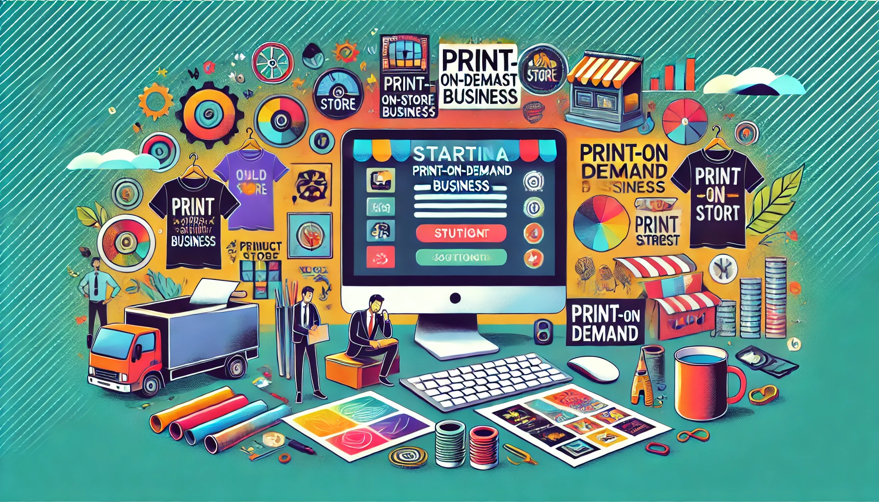 start a print-on-demand business - hero image